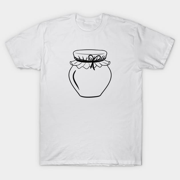 Glass jar T-Shirt by BahArt